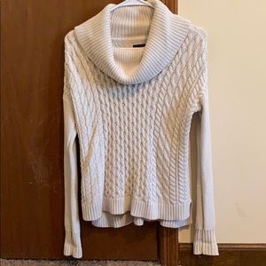 Cream turtleneck